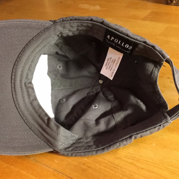 Victoria Sport gray 6 panel hat with adjustable back strap baseball style cap - Picture 9 of 10